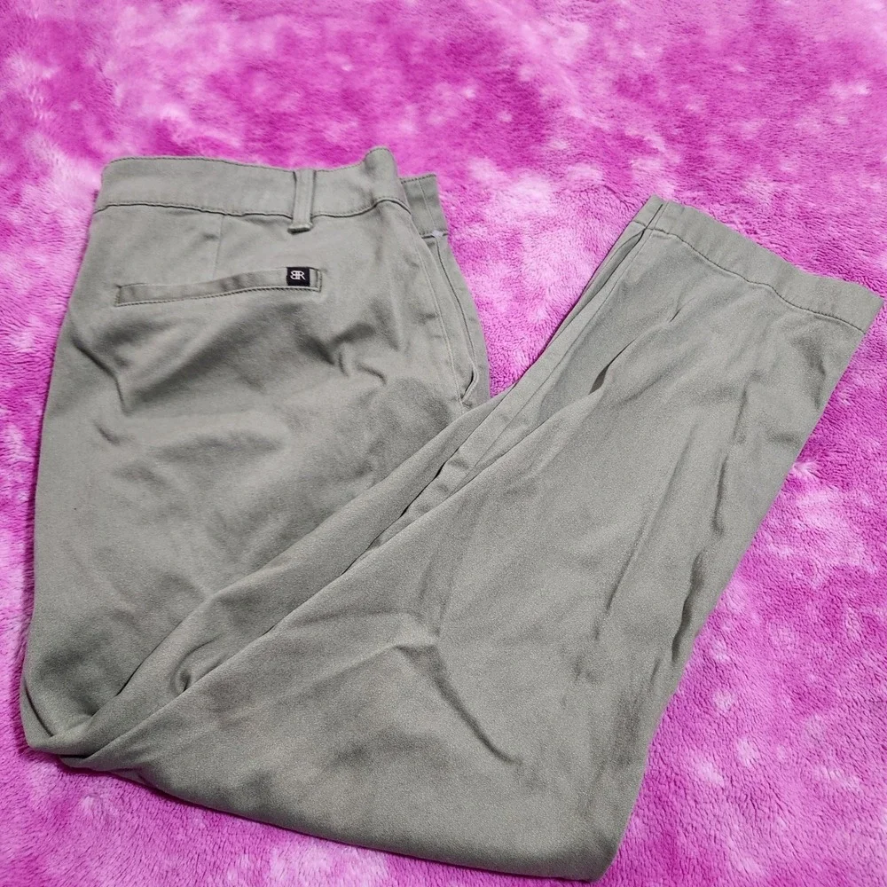 Banana Republic Pants Women's 14 Mid Rise Khaki Straight Casual Stretch